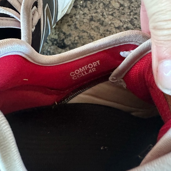 ⚾️ New balance Fantom Fit Baseball cleats custom white gold black men’s 7 - Picture 3 of 7